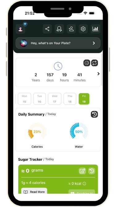 App Screenshot on a smartphone